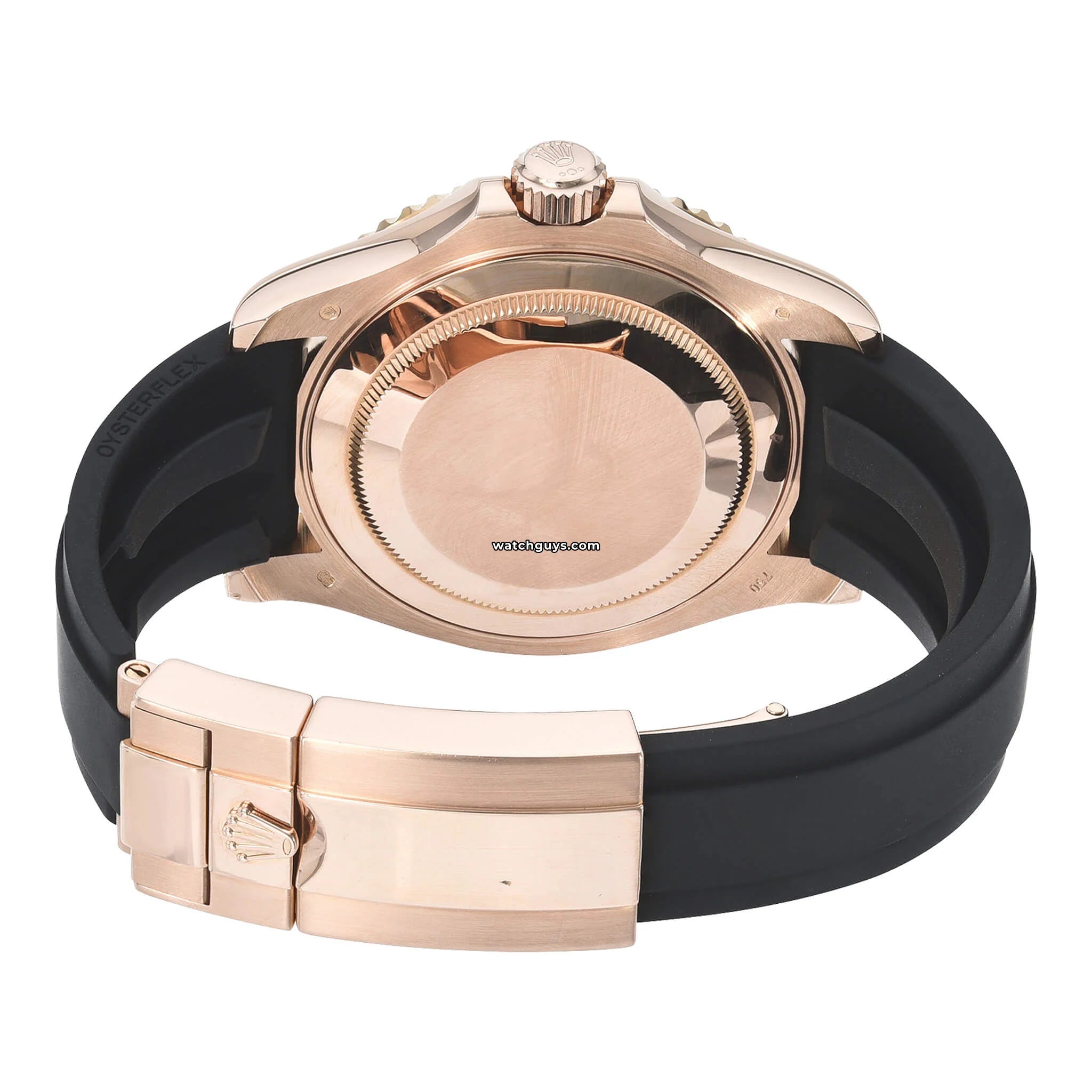 Rolex Yacht Master 116655 Men's Watch - 18k Everose Gold with Oysterflex Bracelet - Luxury Automatic Diving Watch for Sailing, Yachting & Special Occasions