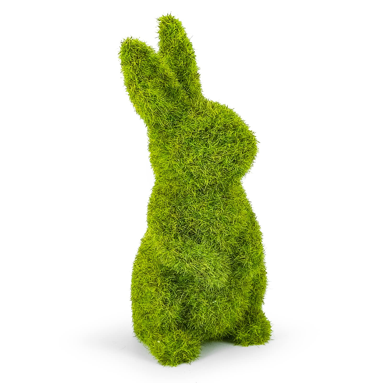 Easter Bunny Decorations - Resin Moss Bunny Figurine for Garden, Easter Party Favors & Home Décor - Small Artificial Moss Rabbit Statue for Outdoor Decor, Easter Gifts & Spring Celebrations