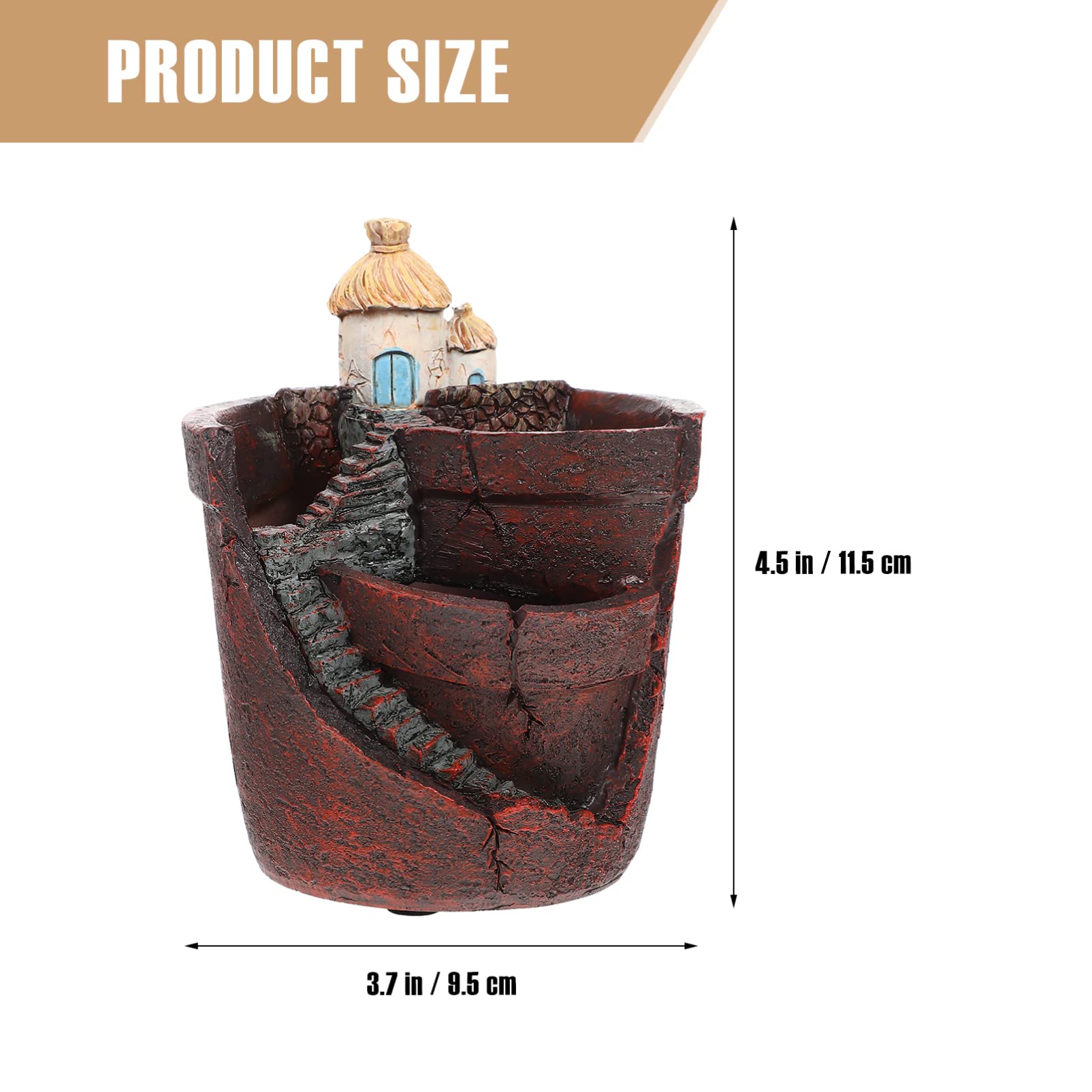 Creative Succulent Planter & Bonsai Flower Pot - Decorative Gardening Container for Indoor Plants, Home Decor, and Landscaping | Perfect for Succulents, Cacti, and Small Houseplants
