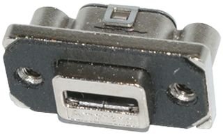 Waterproof IP67 Micro-AB USB Receptacle Right Angle PCB Mount Connector - Perfect for Marine, Outdoor & Industrial Electronics Applications
