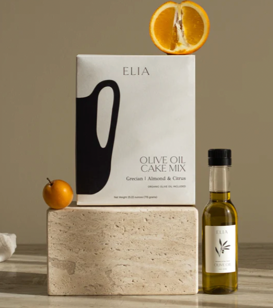 Premium ELIA Olive Oil Cake Mix - Gluten-Free, Non-GMO, Easy Bake Mix for Delicious Homemade Cakes | Perfect for Birthday Parties, Afternoon Tea & Holiday Baking