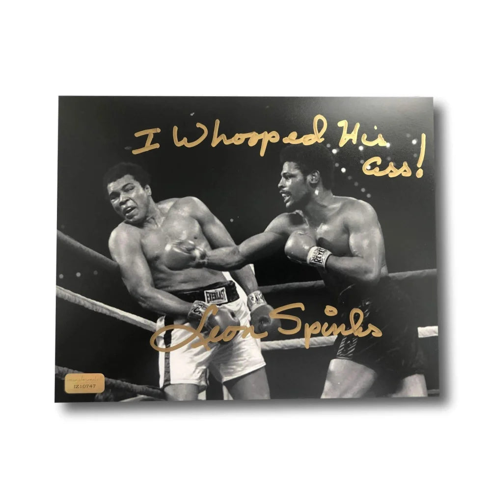 Leon Spinks Autographed 8x10 Photo - Signed 