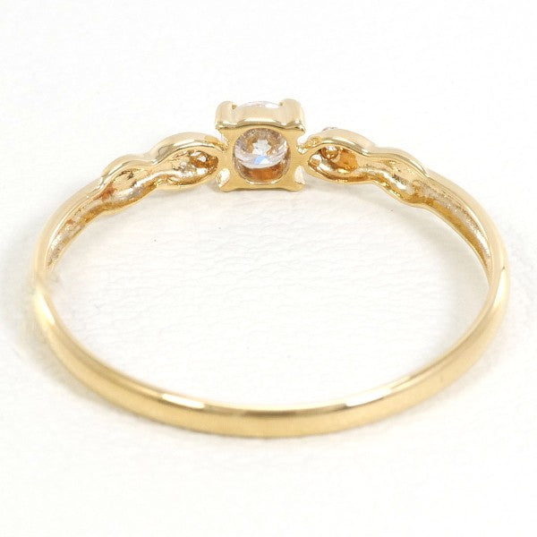 18K Yellow Gold Diamond Ring for Women - Elegant Solitaire Engagement & Wedding Band - Perfect for Proposals, Anniversaries, and Special Occasions