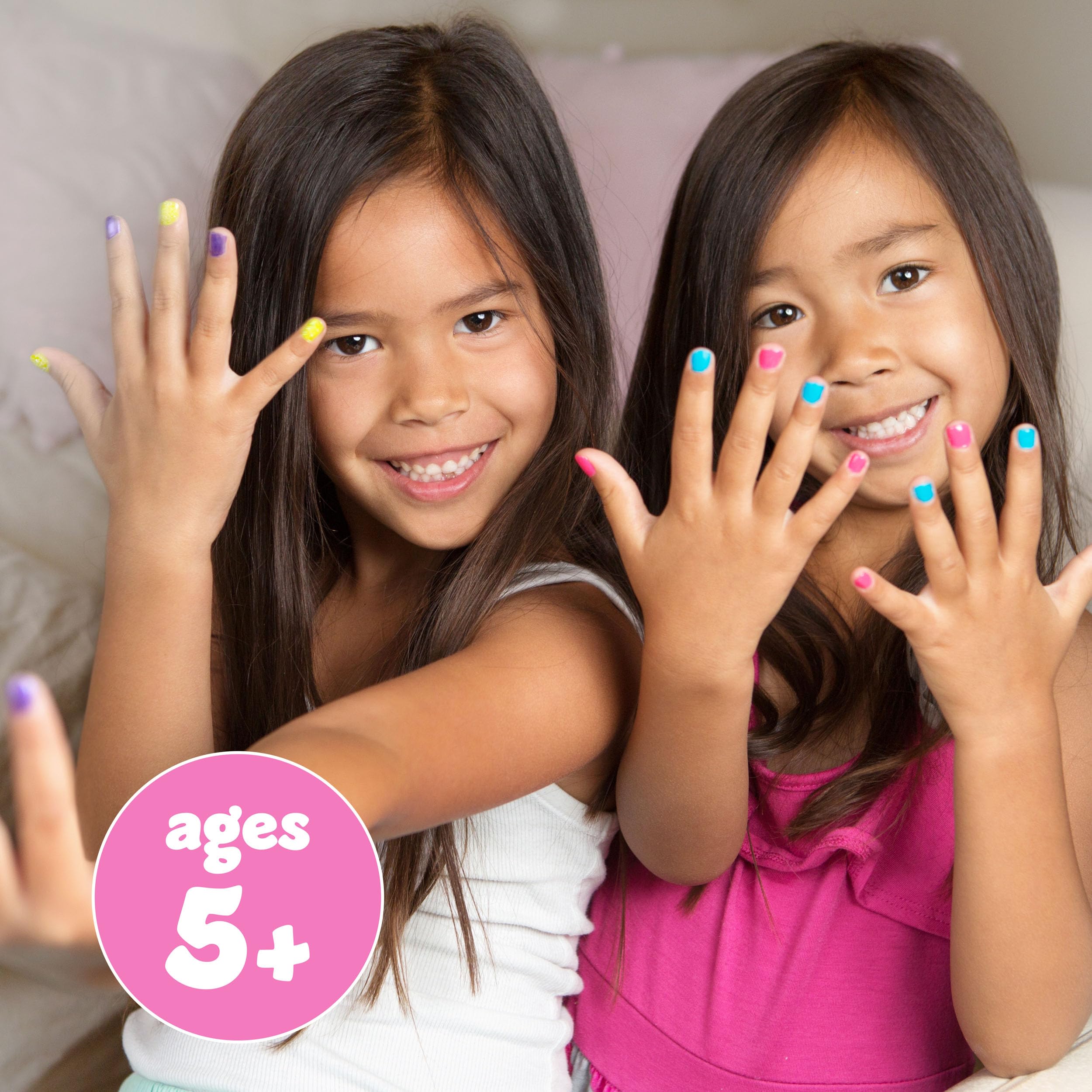 12pc Scented Nail Polish Set - Star-Shaped Mini Polishes for Girls | Manicure & Pedicure Kit for Parties & Gifts