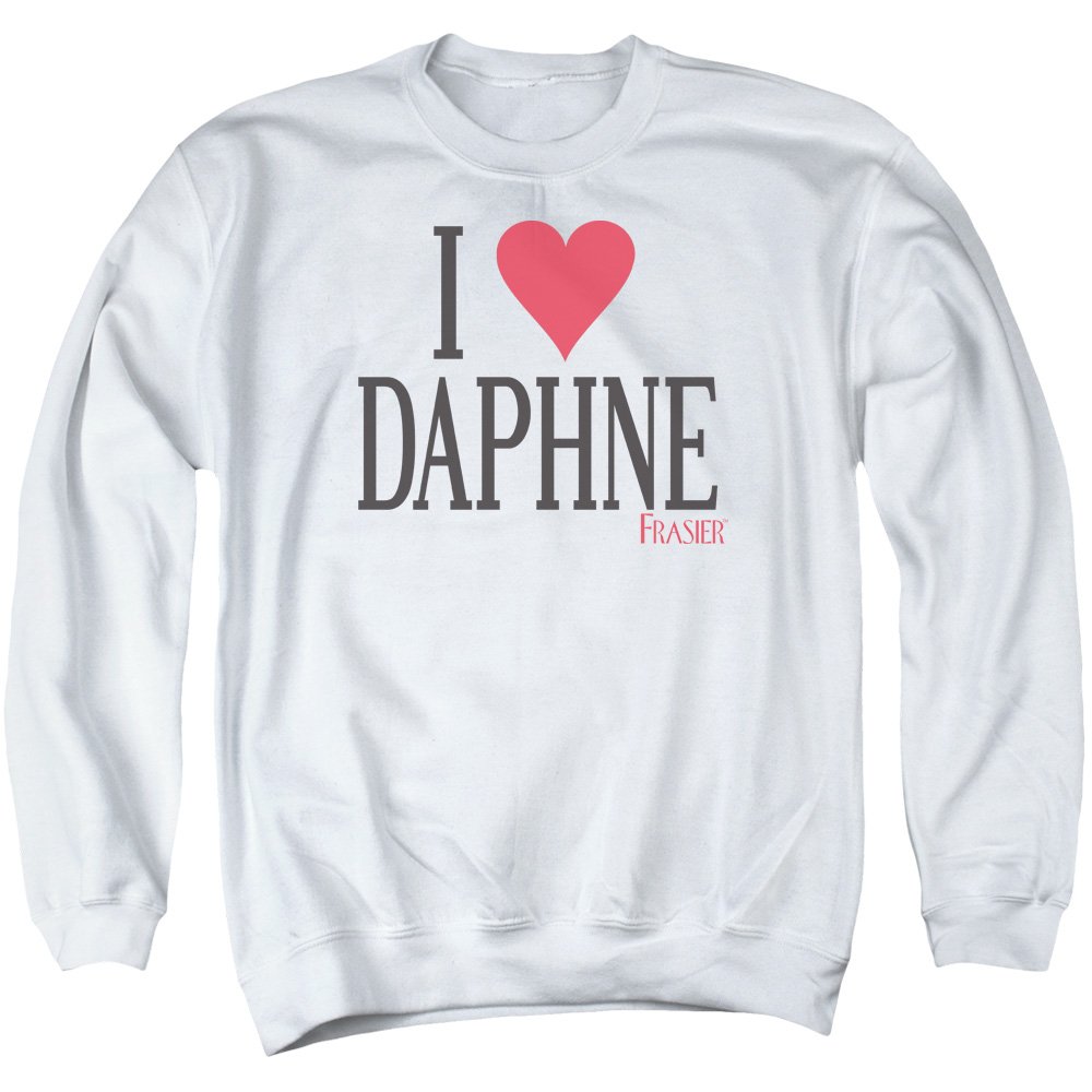 Frasier I Heart Daphne Unisex Crewneck Sweatshirt - Comfortable Cotton Pullover for Men & Women - Perfect for Casual Wear, TV Show Fans & Gift Giving