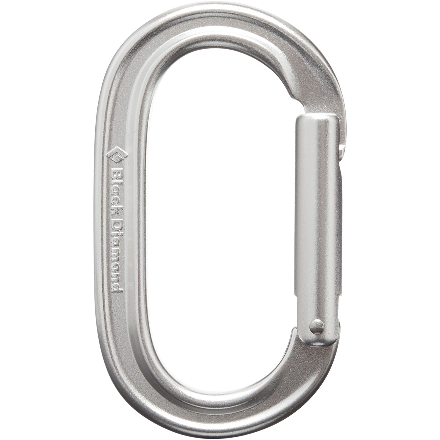 Black Diamond Oval Keylock Carabiner - Lightweight Locking Carabiner for Climbing, Hiking & Outdoor Adventures (Closeout Sale)