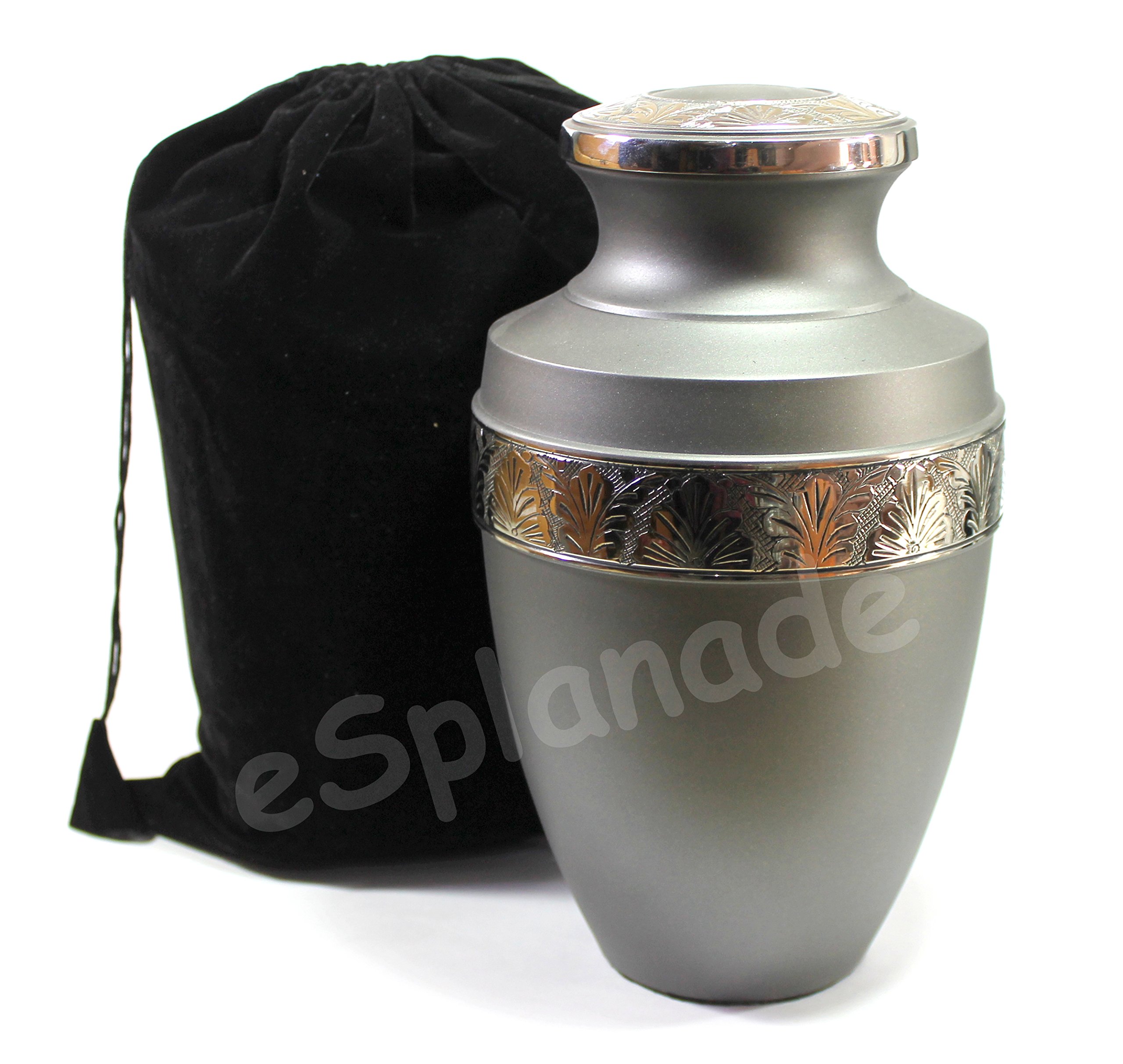 Premium Brass Cremation Urn for Ashes - 10