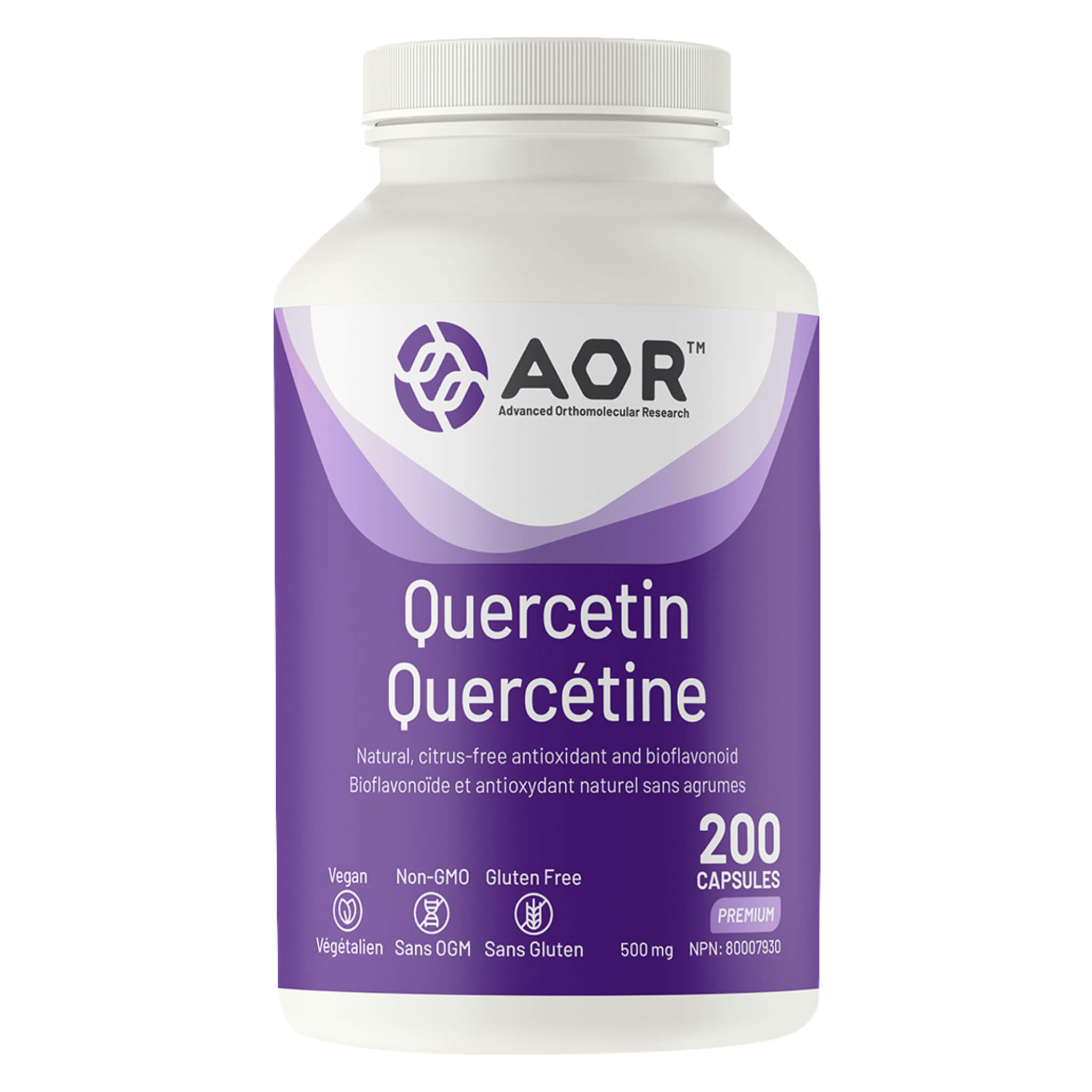 Quercetin Supplement 500mg - Natural Antioxidant & Immune Support for Allergy Relief & Heart Health - Vegan, Non-GMO - Perfect for Daily Wellness & Seasonal Defense