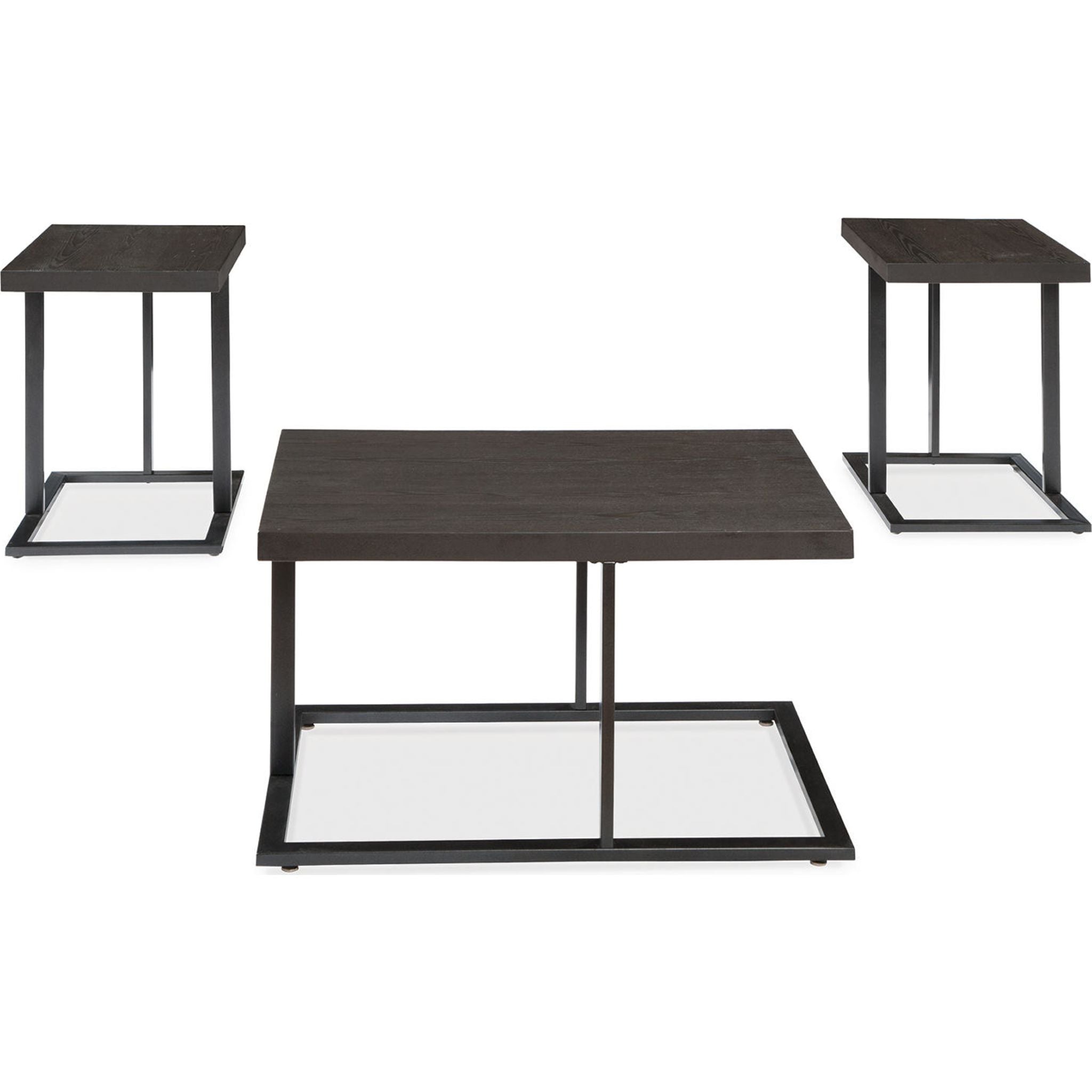 Airdon 3-Pack Bronze Side Tables - Perfect for Living Room, Bedroom, or Outdoor Patio Decor