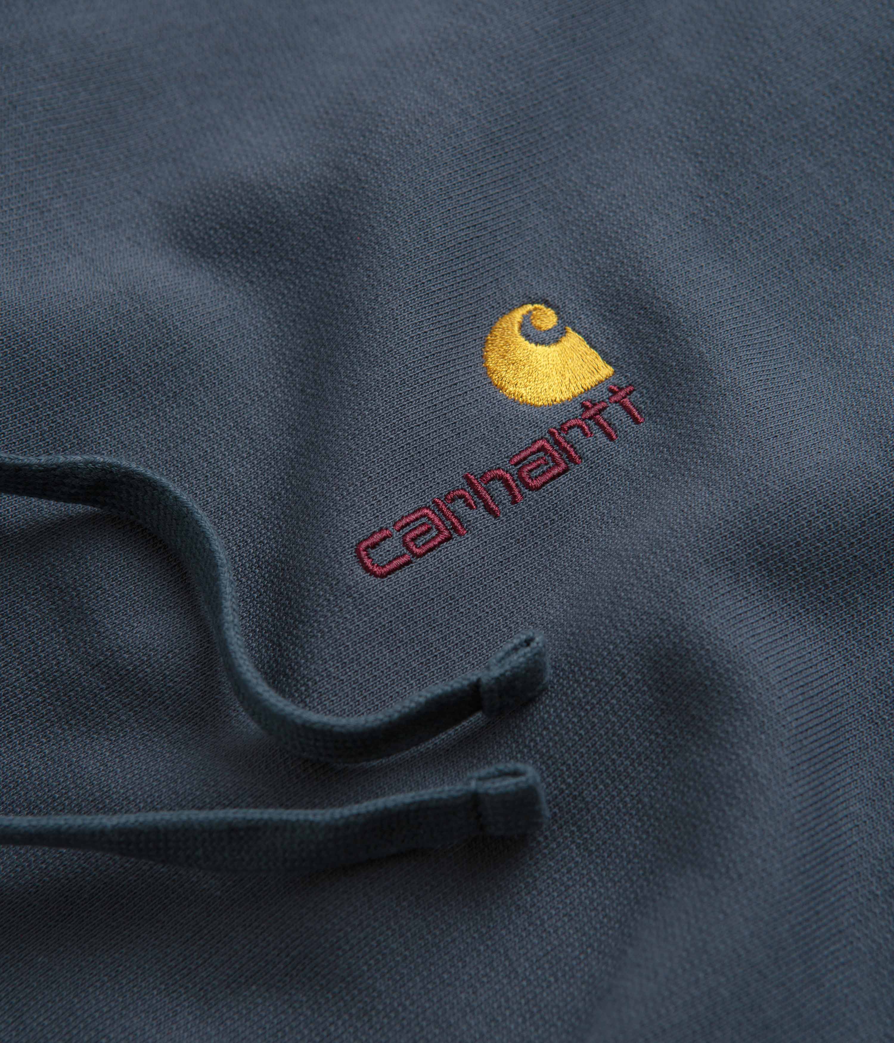 Carhartt American Script Hoodie - Men's Heavyweight Pullover Sweatshirt with Classic Logo | Warm & Durable for Work, Outdoor & Casual Wear