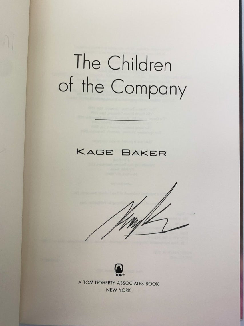 Baker, Kage - The Children of the Company - Signed First Edition - Collectible Sci-Fi Novel - Perfect for Book Clubs & Gift Giving