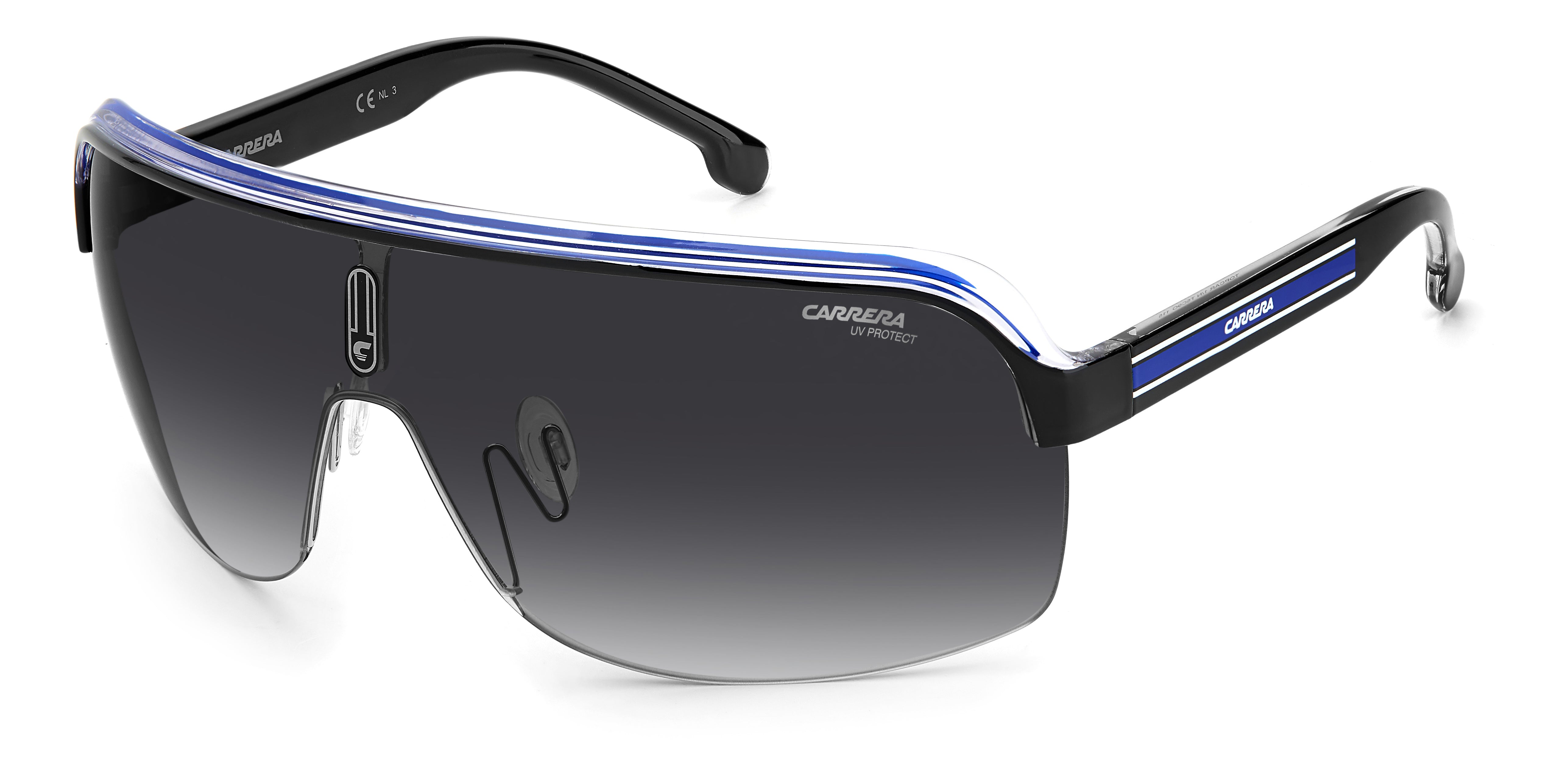 CARRERA TOPCAR 1/N T5C 9910 Polarized Sunglasses for Men & Women - UV Protection, Lightweight & Stylish - Perfect for Driving, Running, and Outdoor Activities