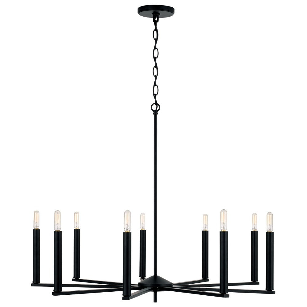 Finley Chandelier - Elegant Crystal Ceiling Light Fixture for Dining Room, Bedroom & Living Room | Modern Home Decor Lighting