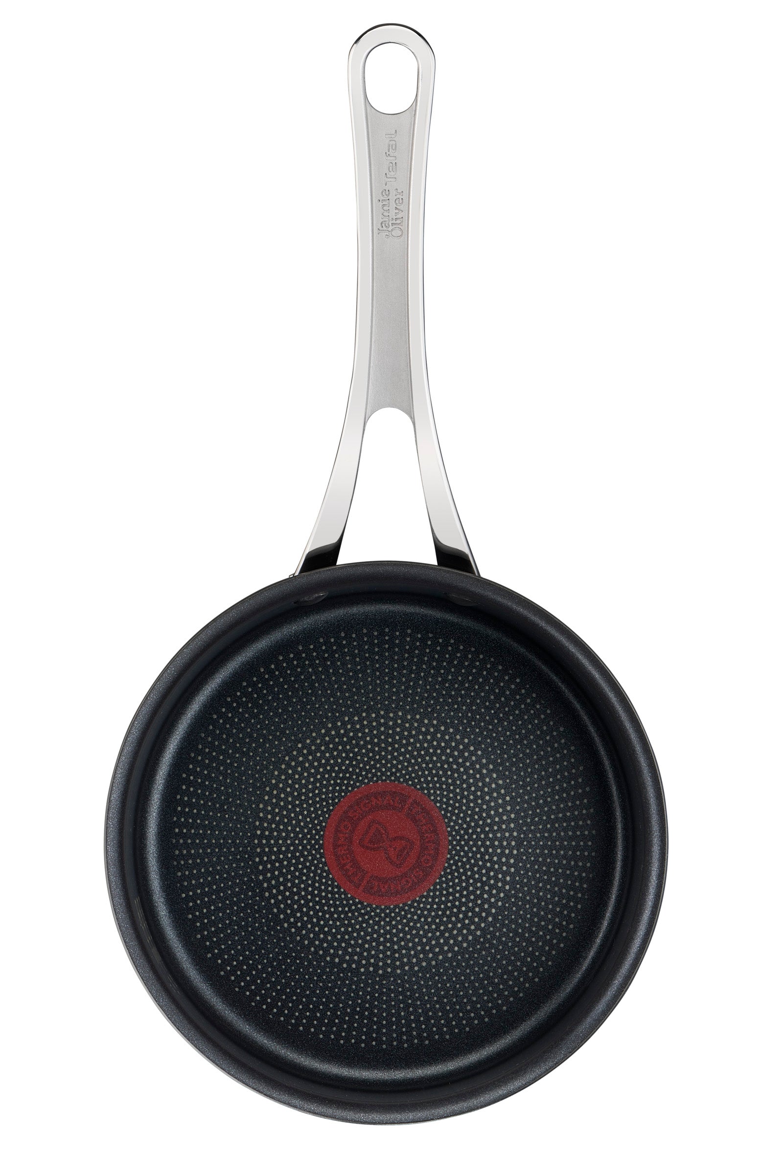 Jamie Oliver by Tefal 18cm Nonstick Induction Saucepan with Lid - Hard Anodized Classic Cookware for Sauteing, Simmering & Everyday Cooking