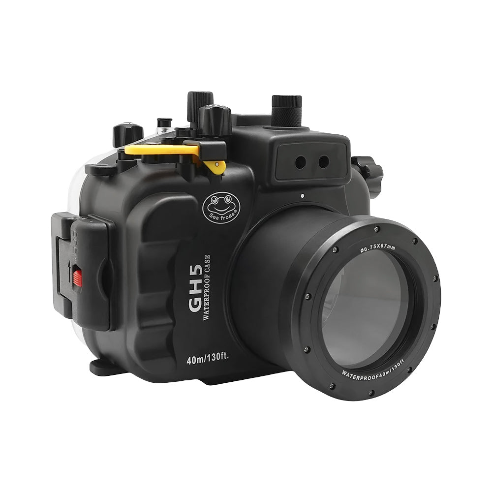Panasonic Lumix GH5 GH5S GH5 II Underwater Camera Housing - 40m/130ft Waterproof Case with Dry Dome Port for Scuba Diving & Marine Photography