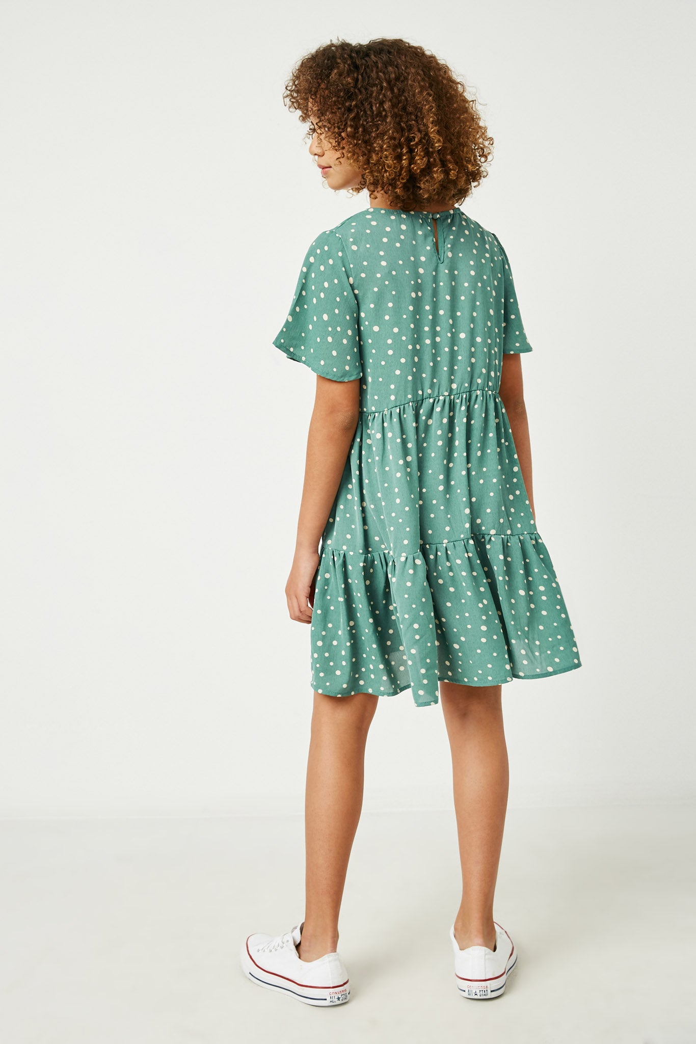 Polka Dot Buttoned Mini Dress for Women - Flirty & Fun Summer Party Outfit | Casual, Date Night & Beach Wear