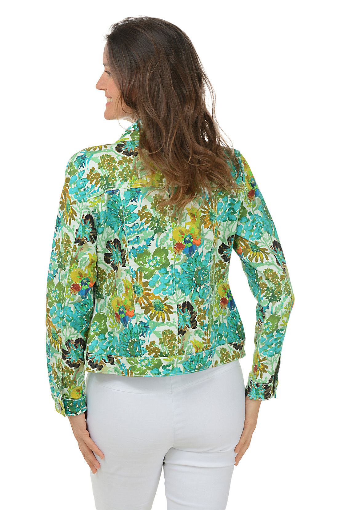 Stylish Summer Garden Denim Jacket for Women - Lightweight Casual Outerwear for Outdoor Activities, Travel & Street Fashion