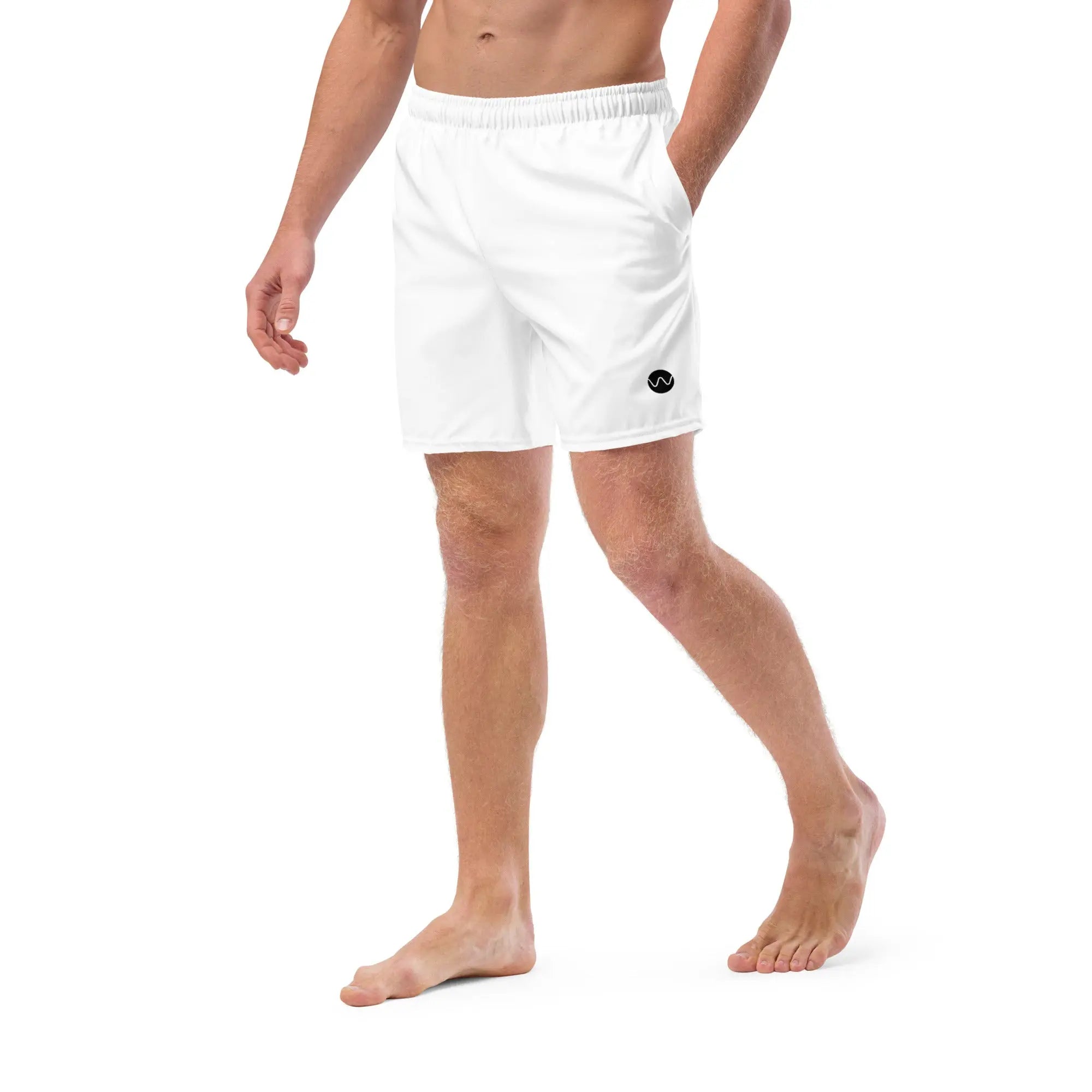 Men's Quick-Dry Swim Shorts with Swimcore Design - Comfortable & Stylish for Beach, Pool & Water Sports