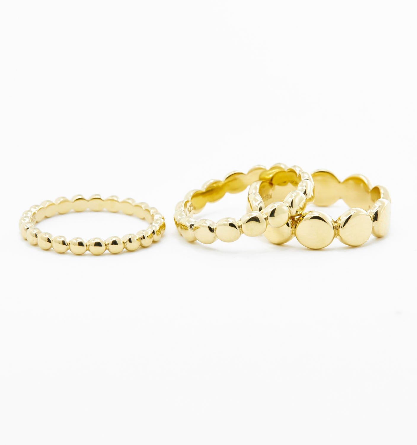 Elegant Beaded Stacking Rings Set for Women - Trendy Boho Jewelry for Layering & Everyday Wear - Perfect for Parties, Gifts & Fashion Accessories