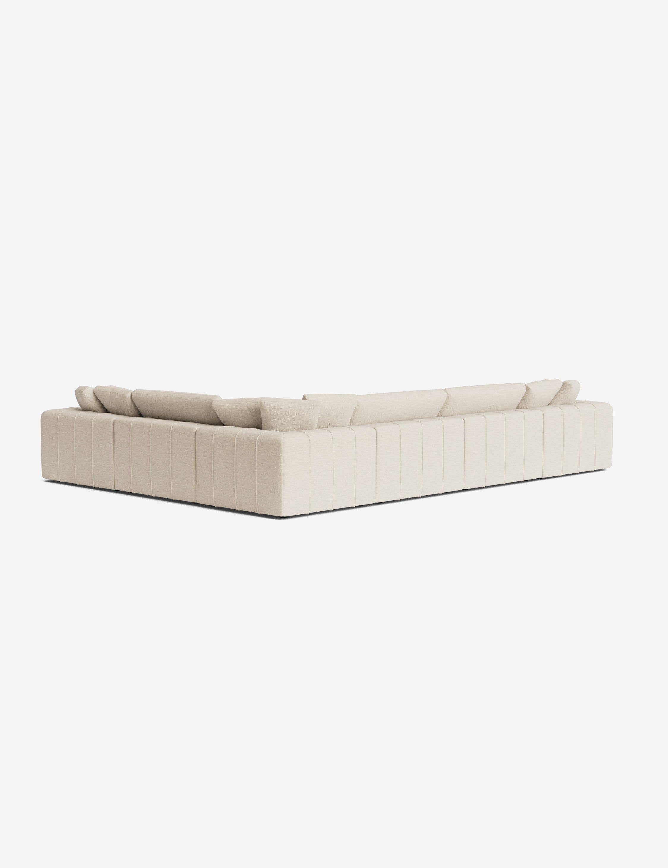 Capella Modular Corner Sectional Sofa - Modern L-Shaped Couch for Living Room, Home Theater & Lounge Areas | Customizable Comfortable Furniture