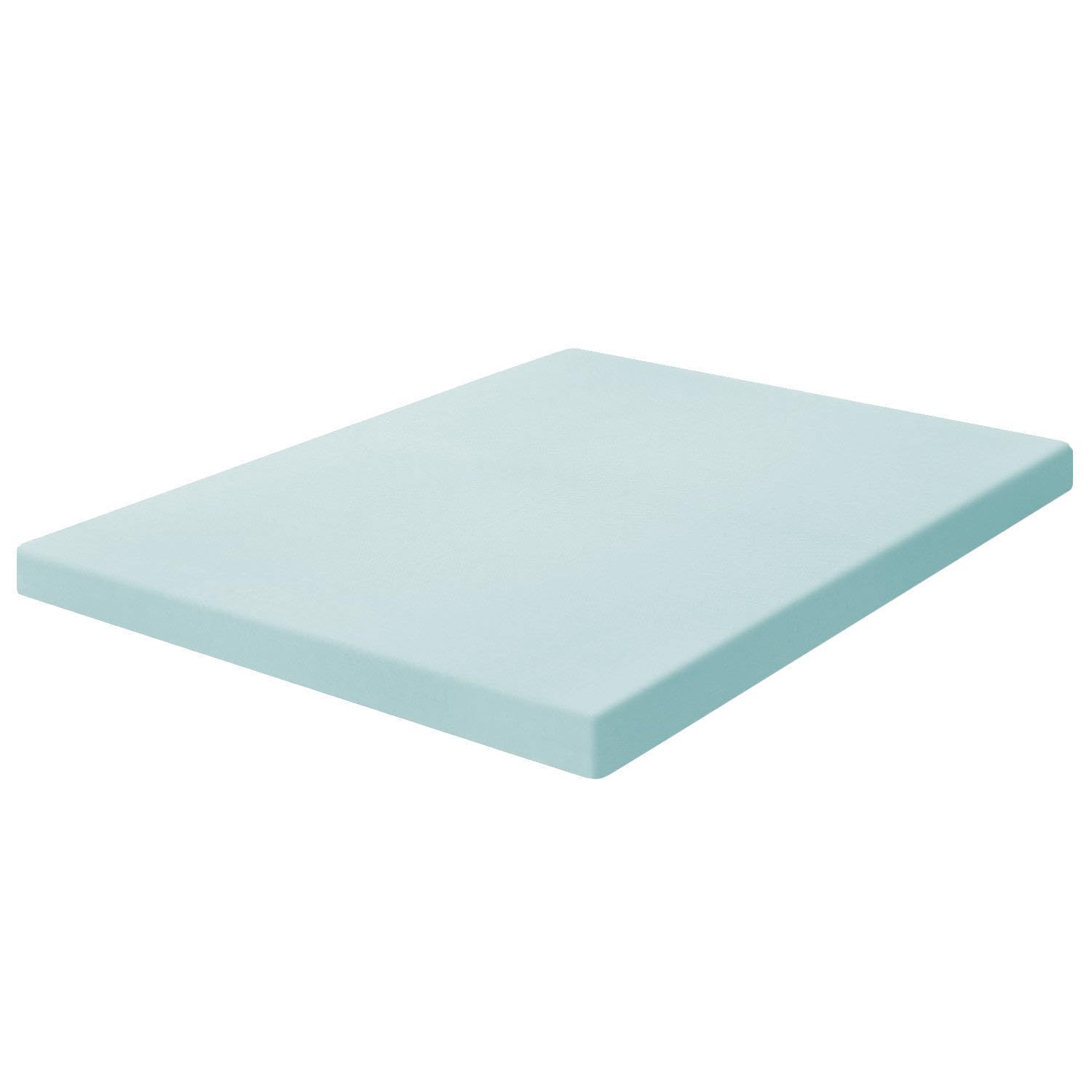 Premium 2-Inch Thick 4LB Density Visco Elastic Memory Foam Mattress Topper - King & California King Size - Made in USA - Pressure Relief for Back, Side & Stomach Sleepers - Cooling Comfort for Hot Sleepers
