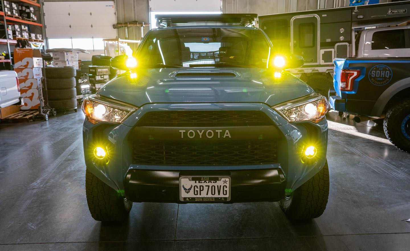 2003-2024 Toyota 4Runner SDHQ Built A-Pillar Light Mounts - Off-Road LED Light Brackets for 4x4 Adventure & Night Driving