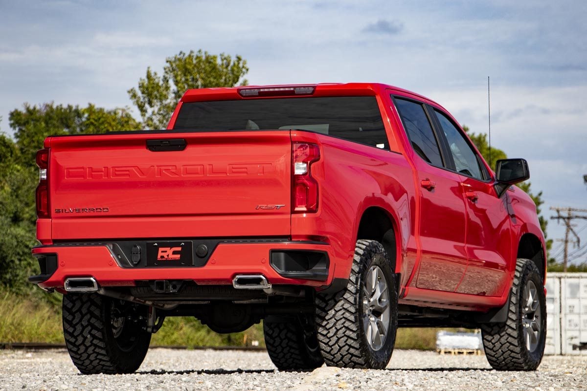 3.5 Inch Lift Kit for Chevy Silverado 1500 2WD/4WD (2019-2025 & Classic) - Vertex/V2 Suspension System - Part# 29557RED - Off-Road & Truck Performance Upgrade