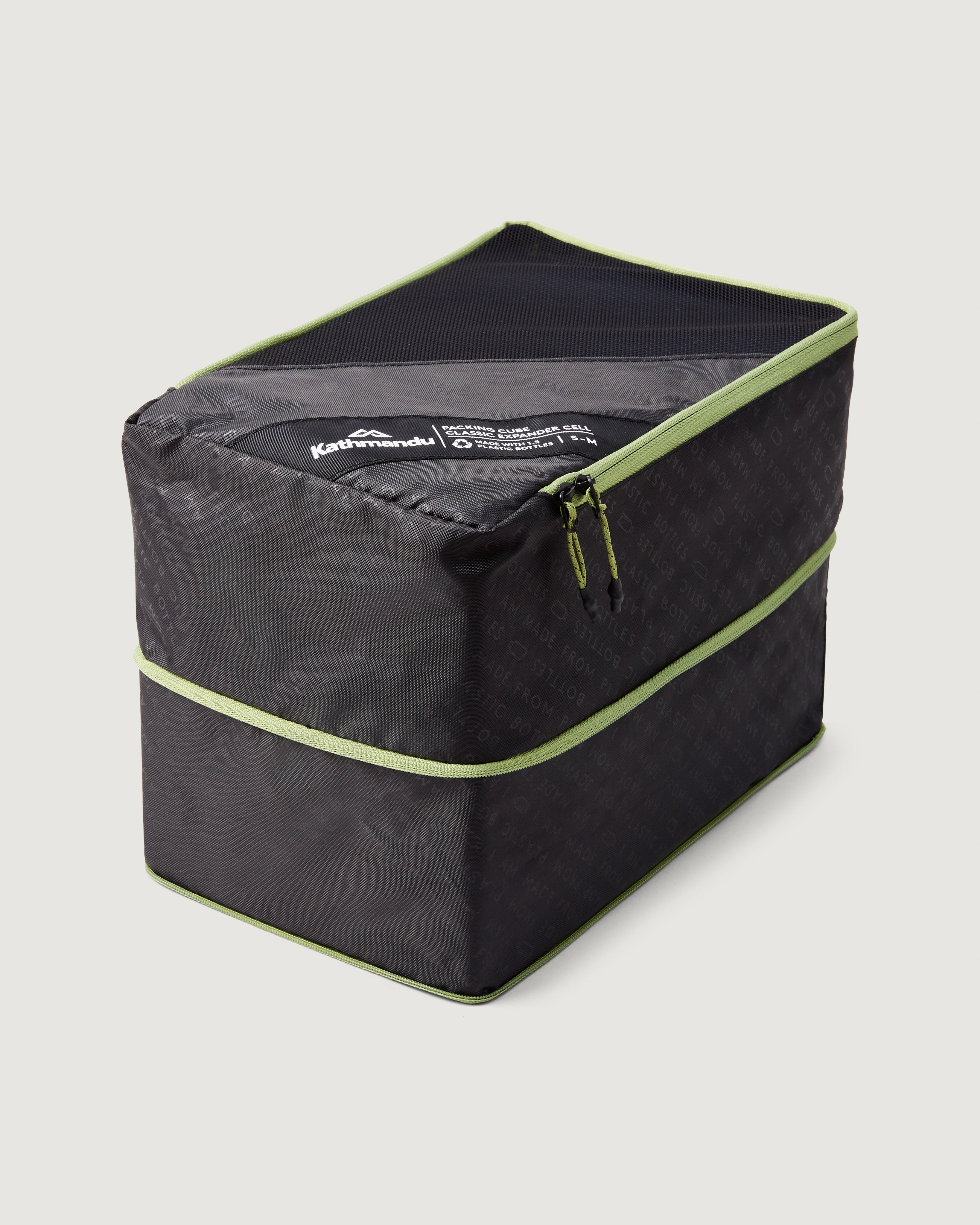 Packing Cube Organizer - Classic Expander Small & Medium Size with Multiple Compartments - Black | Perfect for Travel, Suitcase Organization & Closet Storage