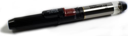 Iroda SOLDERPRO 120 Cordless Refillable Butane Soldering Iron & Torch Kit - Portable Soldering Tool for Electronics Repair, Jewelry Making & DIY Projects