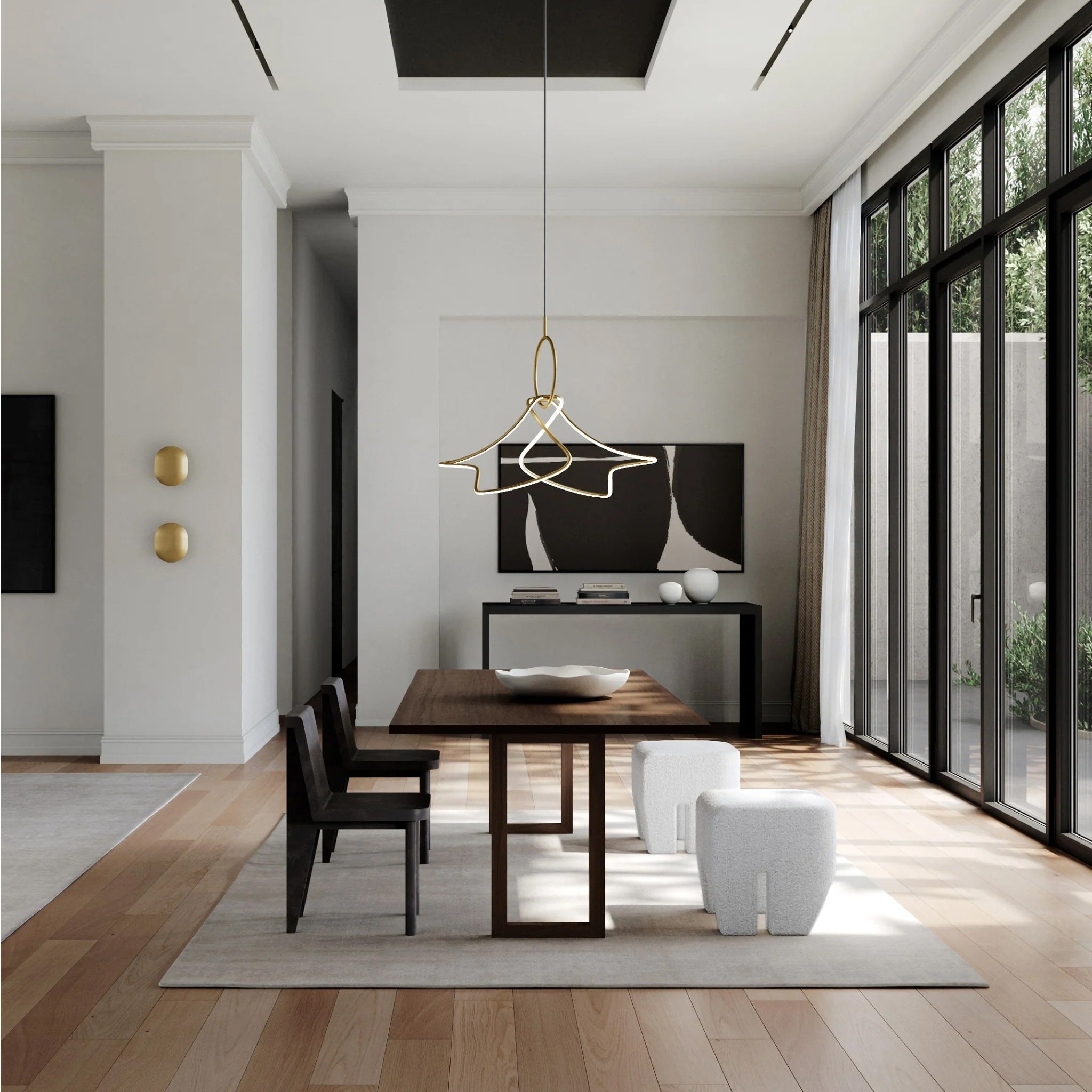 PRE ORDER - 101 COPENHAGEN Brutus Slim Modern Dining Chair, Minimalist Coffee Shop Chair for Home, Cafe & Restaurant - Scandinavian Design Dining Furniture for Small Spaces