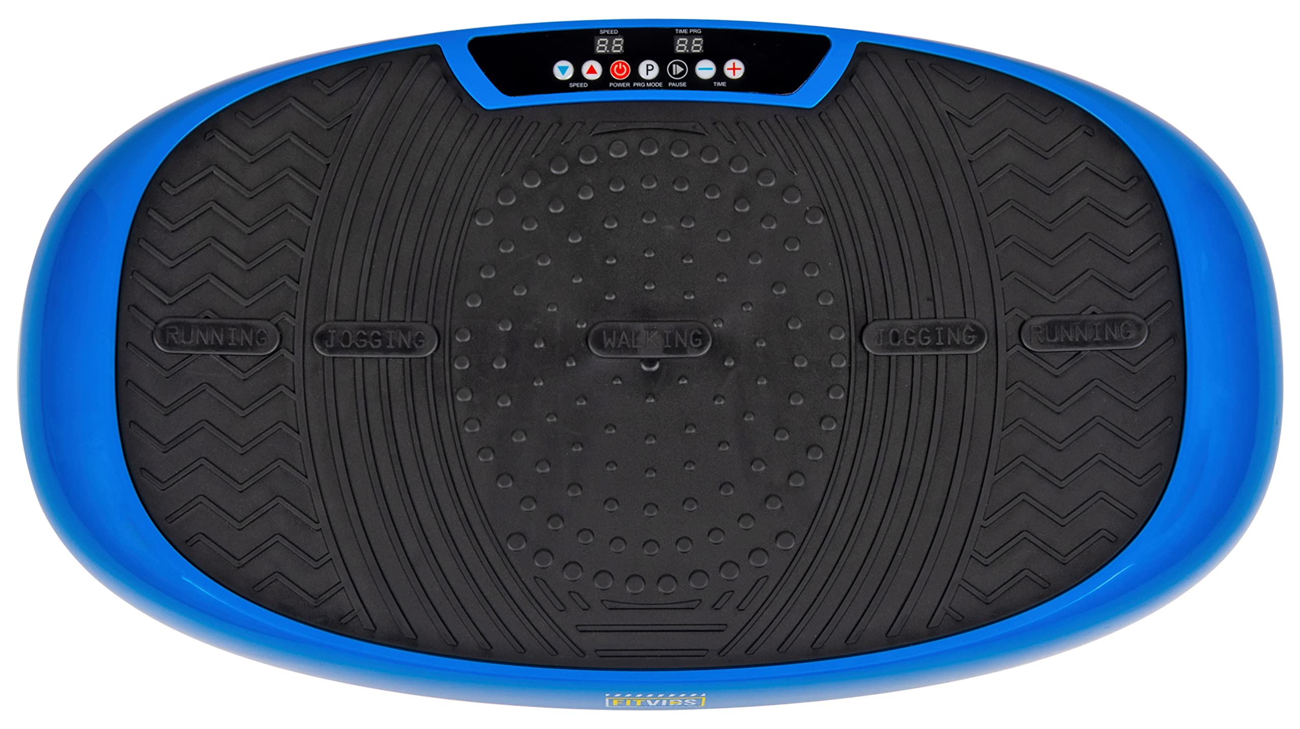 Fitvids Vibration Plate Exercise Machine - 2D/3D/4D Vibration Fitness Platform with Resistance Bands & Loops for Home Workouts | Full Body Toning, Weight Loss & Muscle Recovery