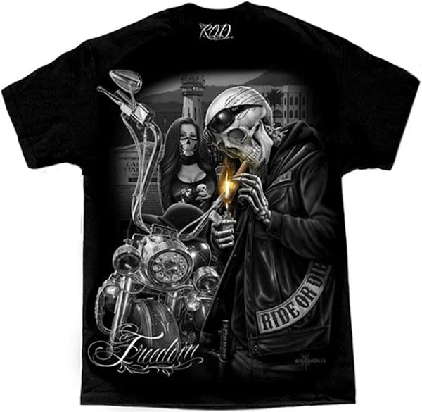 Men's Freedom Graphic T-Shirt - Comfortable Cotton Tee for Casual Wear, Street Style & Everyday Outfits