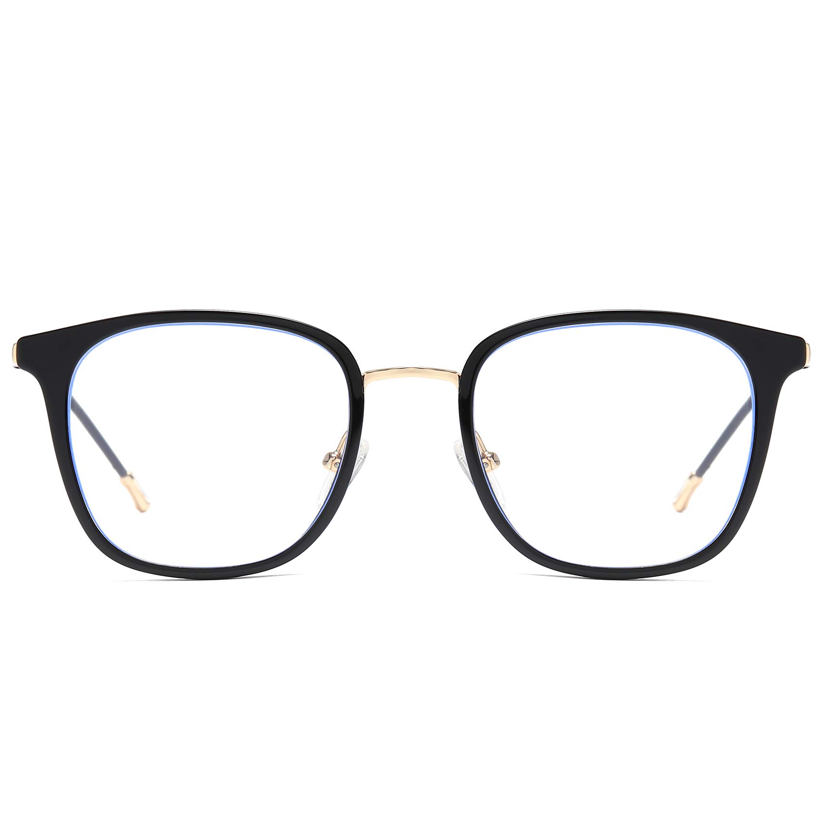 Blue Light Blocking Glasses for Women & Men - W011 Square Frame for Computer Use