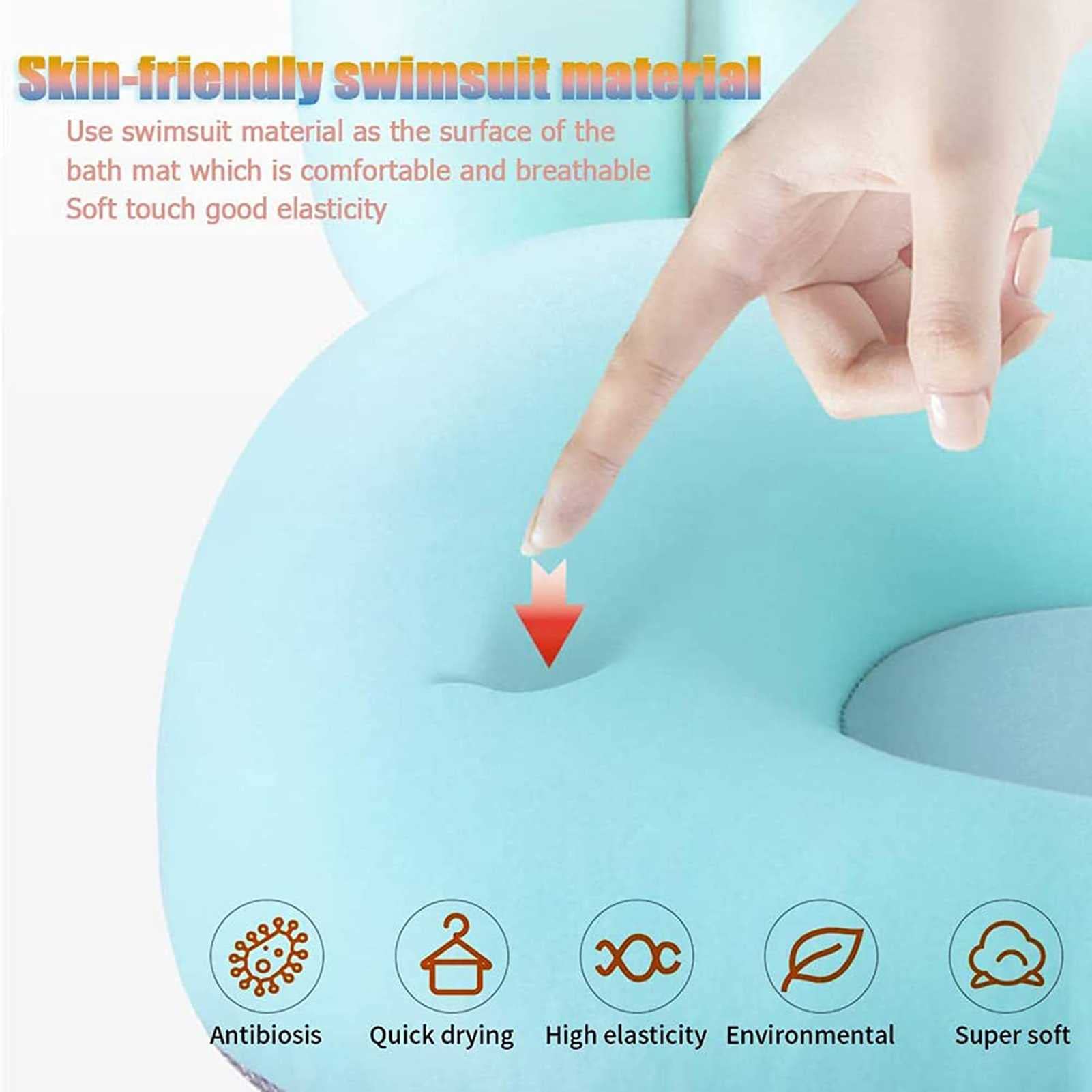 Premium Full Body Bathtub Pillow with Strong Non-Slip Suction Cups - Spa Cushion for Neck & Back Support - Fits Most Hot Tubs - Soft, Quick-Drying 44