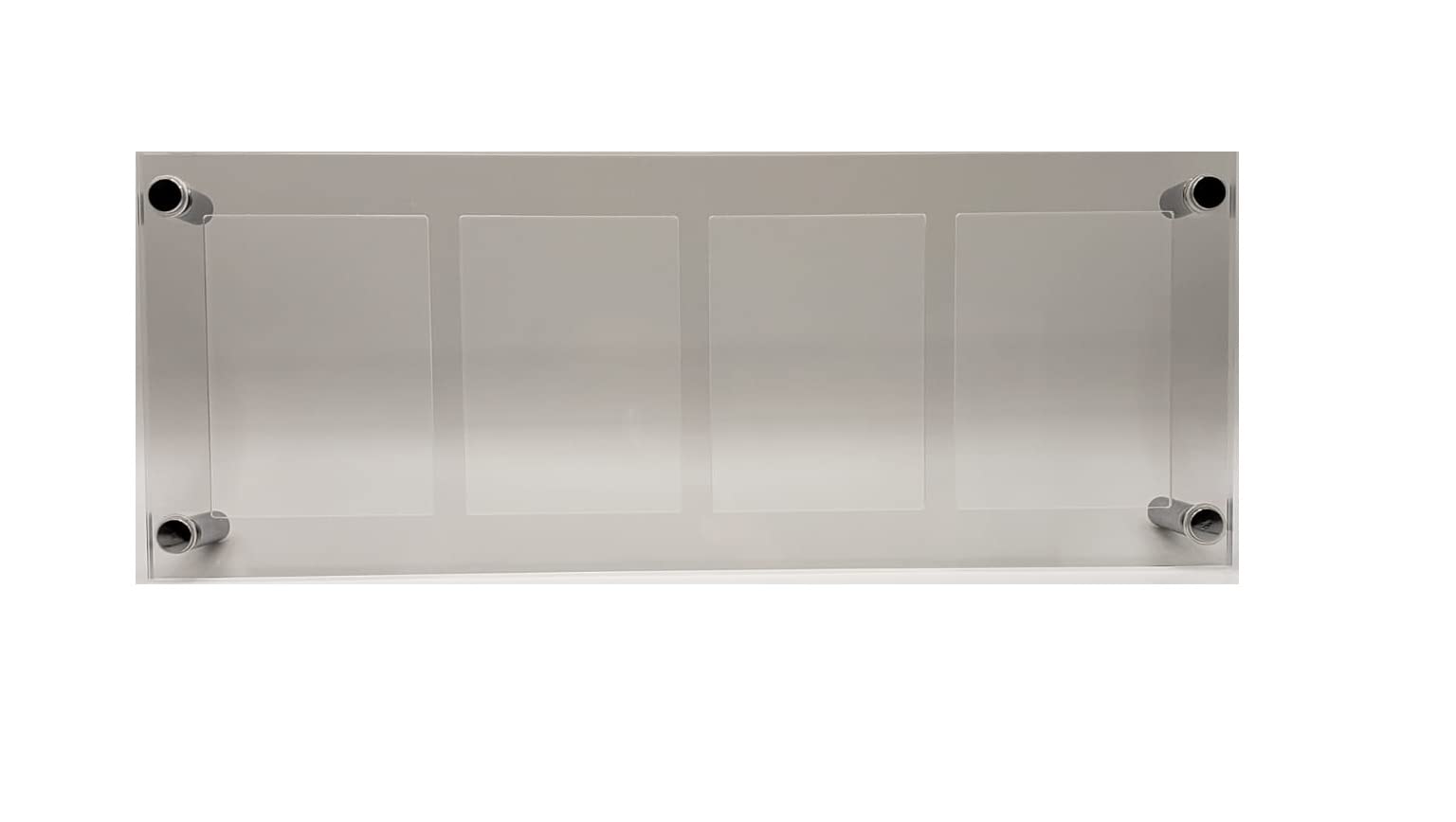 4-Slot Clear Acrylic Trading Card Display Stand with UV Protection - Perfect for Pokemon, Magic, and Sports Card Collections - Ideal for Showcasing Valuable Cards at Home or in Stores