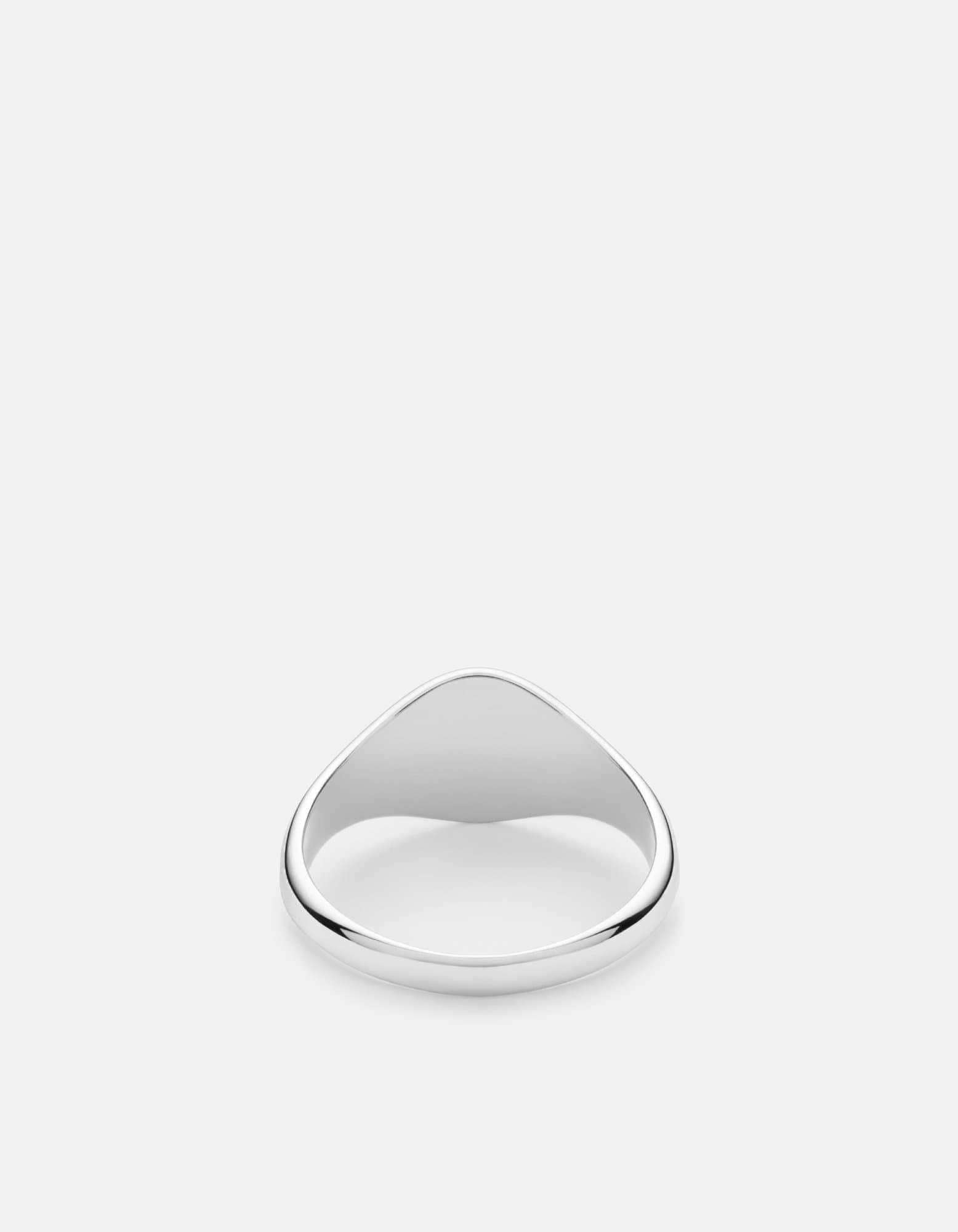 Sterling Silver Signet Ring for Men & Women - Personalized Engraved Initials - Elegant & Classic Jewelry Gift for Weddings, Anniversaries, and Special Occasions