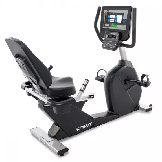 Spirit Fitness CR800 ENT Commercial Recumbent Exercise Bike - Heavy Duty Indoor Cycling for Home Gym & Rehabilitation