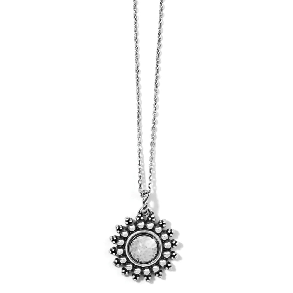Brighton Telluride Small Round Necklace - Sterling Silver Pendant for Women | Elegant Everyday Jewelry Gift for Her, Perfect for Casual Wear & Special Occasions