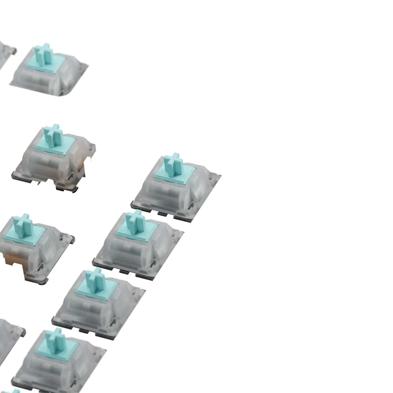 Glorious Lynx Silent MX 75 ISO Mechanical Keyboard Switches - Linear & Quiet for Gaming, Typing & Office Work