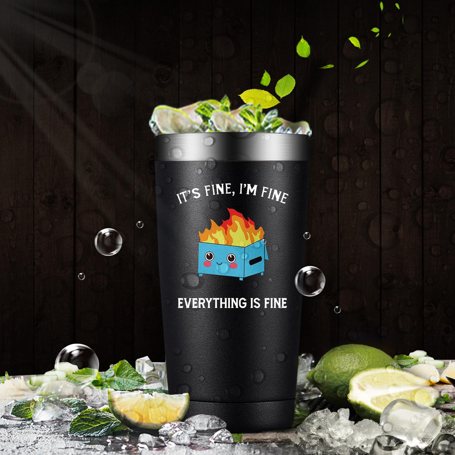 Fufandi 20oz Inspirational Tumbler - Motivational Gifts for Men & Women, Thank You Present for Coworkers, Boss or Teacher - Perfect Christmas, Birthday & Appreciation Gift - Great for Office, Home & Travel Use
