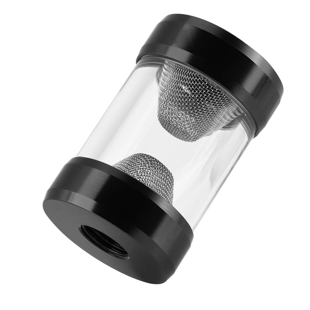 High-Performance G1/4 Water Cooling Filter - Durable, Fast & Stable Filtration with Fine Mesh Screen for PC Liquid Cooling Systems | Multiple Color Options (Black) | Perfect for Gaming Rigs, Workstations & Home Computers