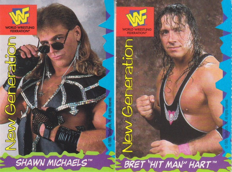 1995 Good Humor WWF Ice Cream Cards Set #8 (12 Cards) - Excellent/Near Mint Condition - Collectible Wrestling Trading Cards - Includes Smoking Gunns (No Duster Jacket Variant) - Approx. 2022 Value $200 - Perfect for WWE Memorabilia Collectors & Wrestling Fans