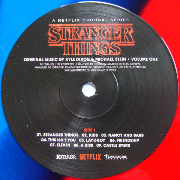 Kyle Dixon Stranger Things Volume One Soundtrack (2xLP Vinyl Album, Red) - Near Mint (NM/M) Condition - Perfect for 80s Nostalgia & Sci-Fi Movie Nights