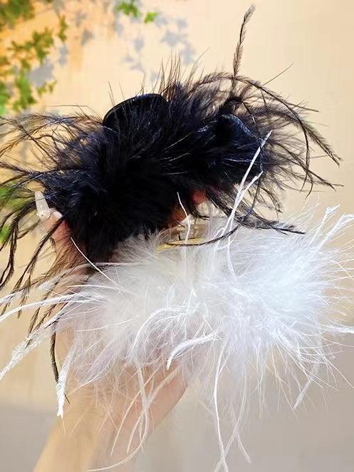 Lovevop Large Shark Hair Clip for Women - Big Hairy Hair Claw Clip for Thick Hair - Perfect for Beach, Pool, and Summer Hairstyles