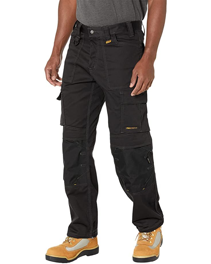 DEWALT Men's Stretch Loose Fit Work Pants - Durable & Comfortable Carpenter Pants for Construction, Woodworking & Outdoor Jobs