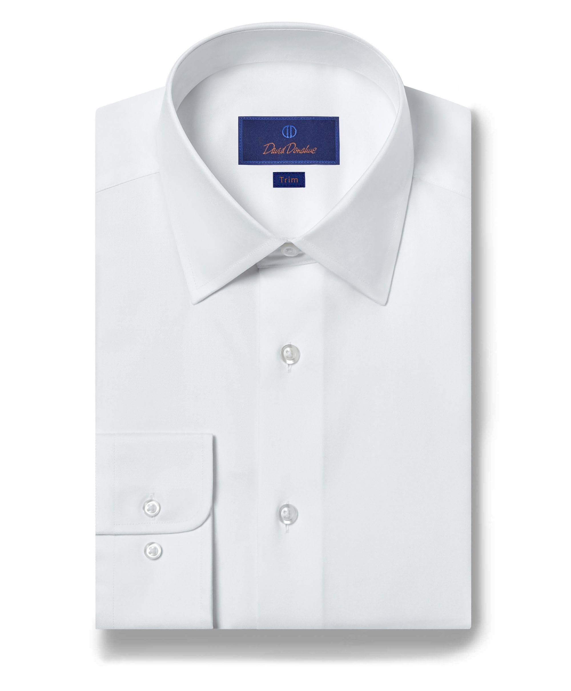 Men's Slim Fit Long Sleeve Cotton Dress Shirt - Premium Fine Twill Fabric for Business, Office & Formal Occasions
