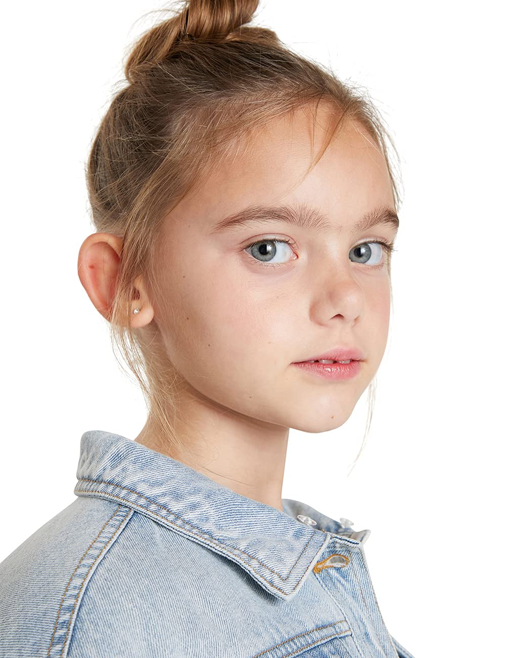 Desigual Girls' Denim Jacket - Stylish Distressed Denim Jacket for Teen Girls | Trendy Lightweight Jacket for School, Casual Outfits & Spring Fashion