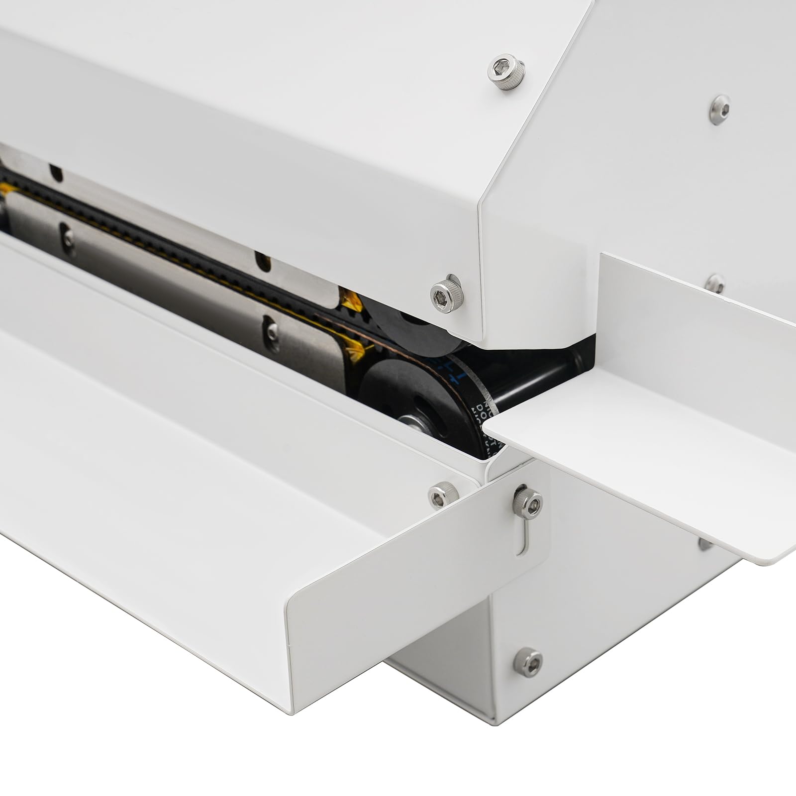 Commercial Heat Sealer Machine - Automatic Continuous Bag Sealer with Adjustable Temperature & Speed | Heavy Duty Horizontal Sealing Machine for Plastic Packaging Bags | Ideal for Food, Medical & Industrial Packaging