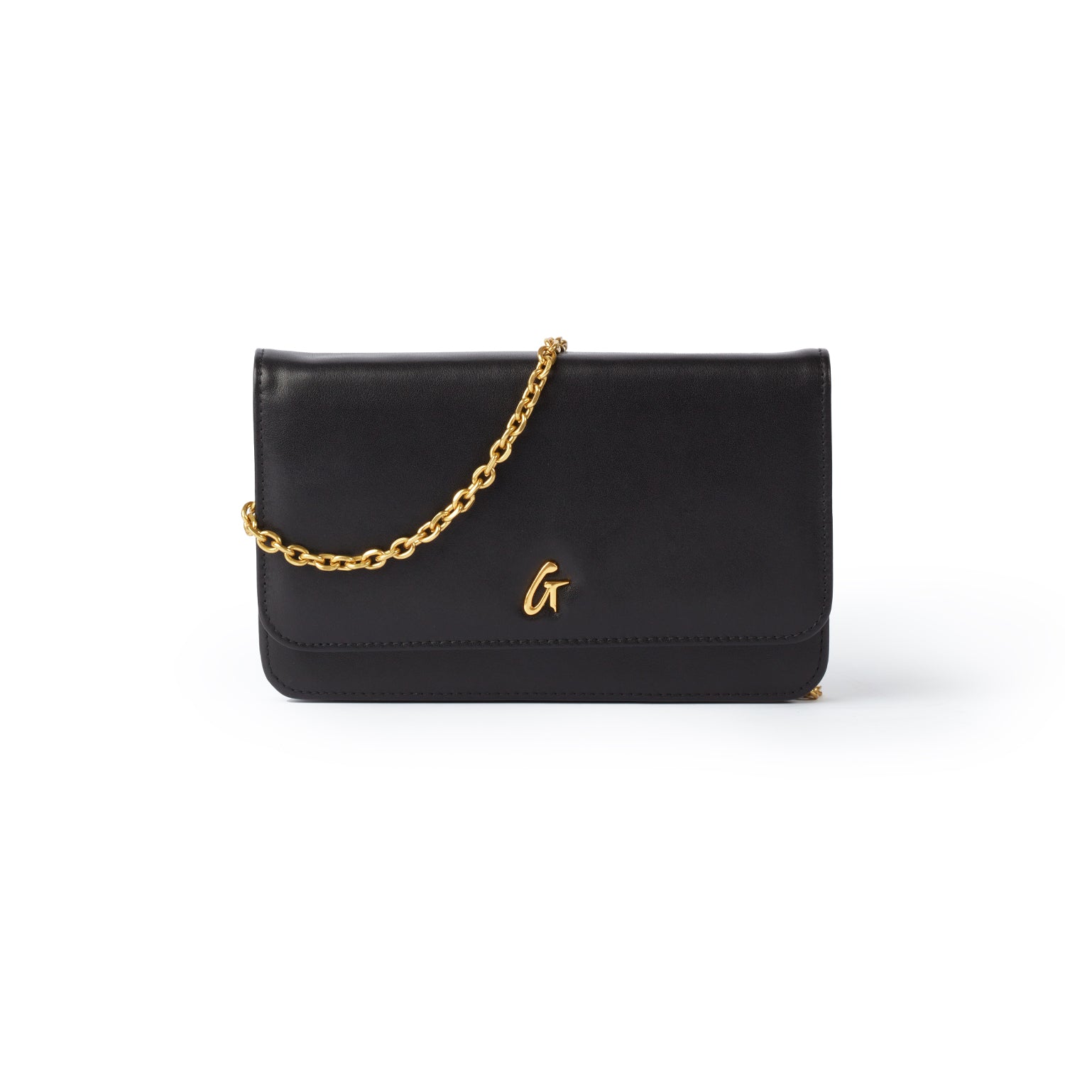 Luxury STANDARD GOLD WOC Handbag - Premium Black Crossbody Bag for Women | Perfect for Evening Parties, Date Nights & Special Occasions
