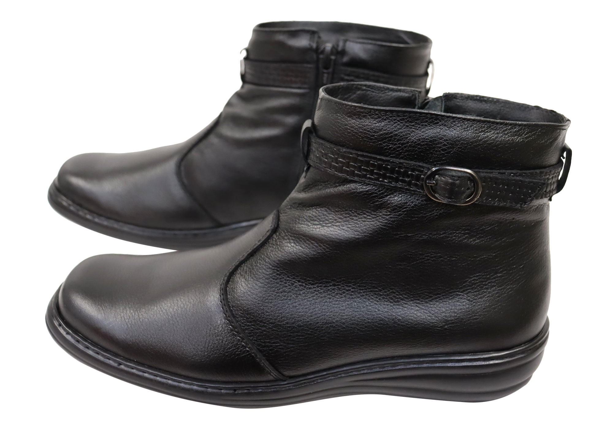 Mironneli Audrey Women's Comfortable Brazilian Leather Ankle Boots - Stylish & Soft for Everyday Wear, Office & Casual Outings